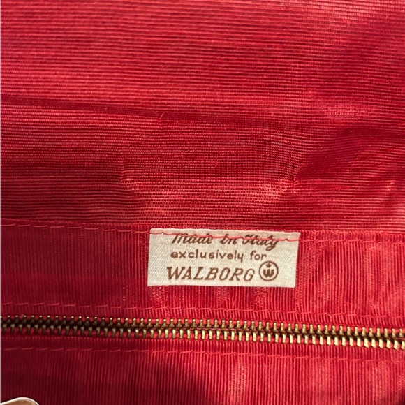 Upcycled 1960s Made In Italy Exclusively For Walborg Clutch Bag - Picture 6 of 10